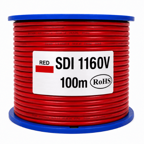 ELECTRA 6MM2 SDI RED CABLE 100M SDI1060V