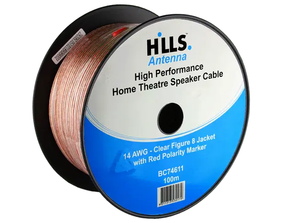 HILLS 2MM² 14AWG SPEAKER CABLE 100 METERS BC74611