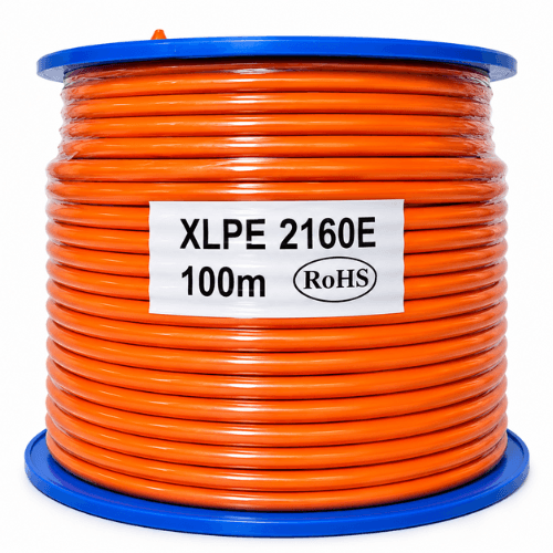 Electra 16mm² 2 Core + Earth Orange XLPE Circular Cable 100m XLPE2160E
