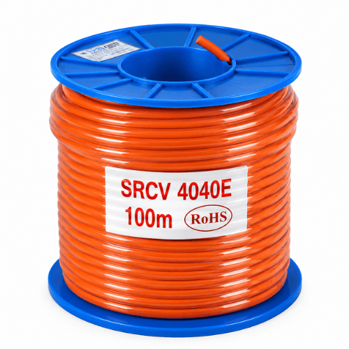 Electra 4mm² 4 Core + Earth Orange Circular Cable 100m SRCV4040E
