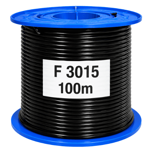 Electra 1.5mm² 2 Core + Earth Black Flexible Cable 100m F3015