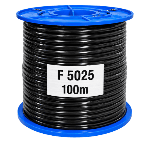 Electra 2.5mm² 4C+E Black Flexible Electrical Cable, 100m Roll F5025