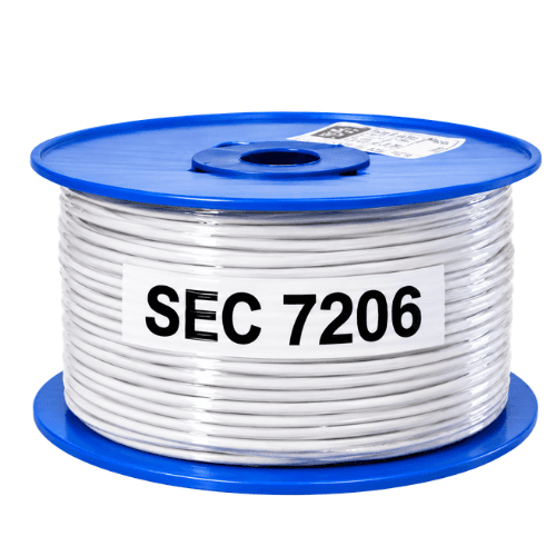 Electra 0.22mm² 6 Core Security Alarm Cable, 100m Roll SEC7206