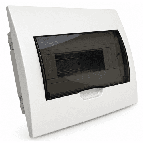 NEXE 12 Way Flush Mount Distribution Box with Link IP40 NXFMDBL12