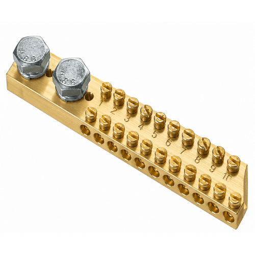 EARTH NEUTRAL BAR 250A 8 WAY