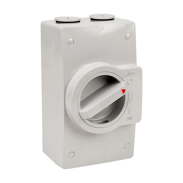NHP NLINE 2 POLE 40A WEATHERPROOF ISOLATOR LARGE IP66 NL140L