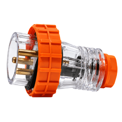 NEXE 3 PIN 10A ROUND ANGLED INDUSTRIAL PLUG 66PA310