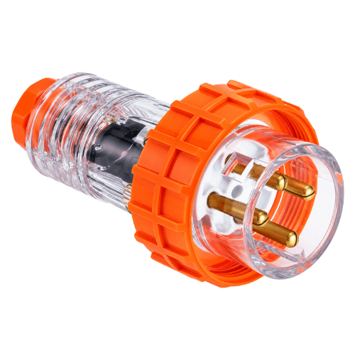 NEXE 4 PIN 10A ROUND STRAIGHT INDUSTRIAL PLUG 66P410