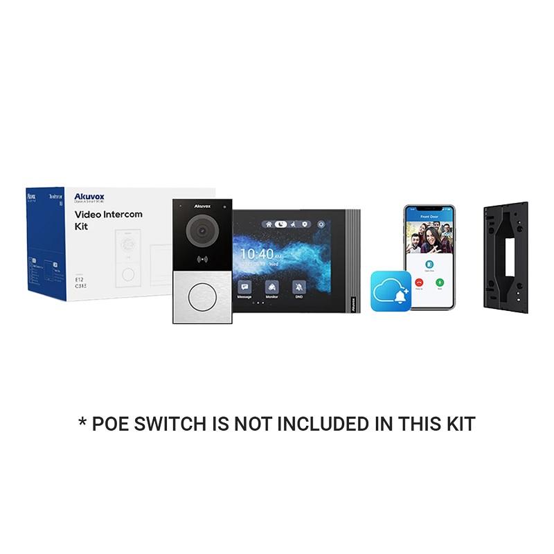 AKUVOX IP INTERCOM LINUX KIT (E12S/S562/ANGLE BRACKET) **POE SWITCH NOT INCLUDED**