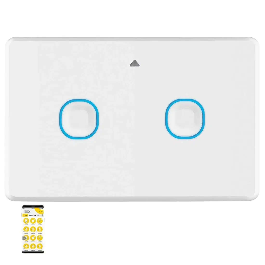MERCATOR IKUU WI-FI 2 GANG SWITCH SSW02G-WIFI
