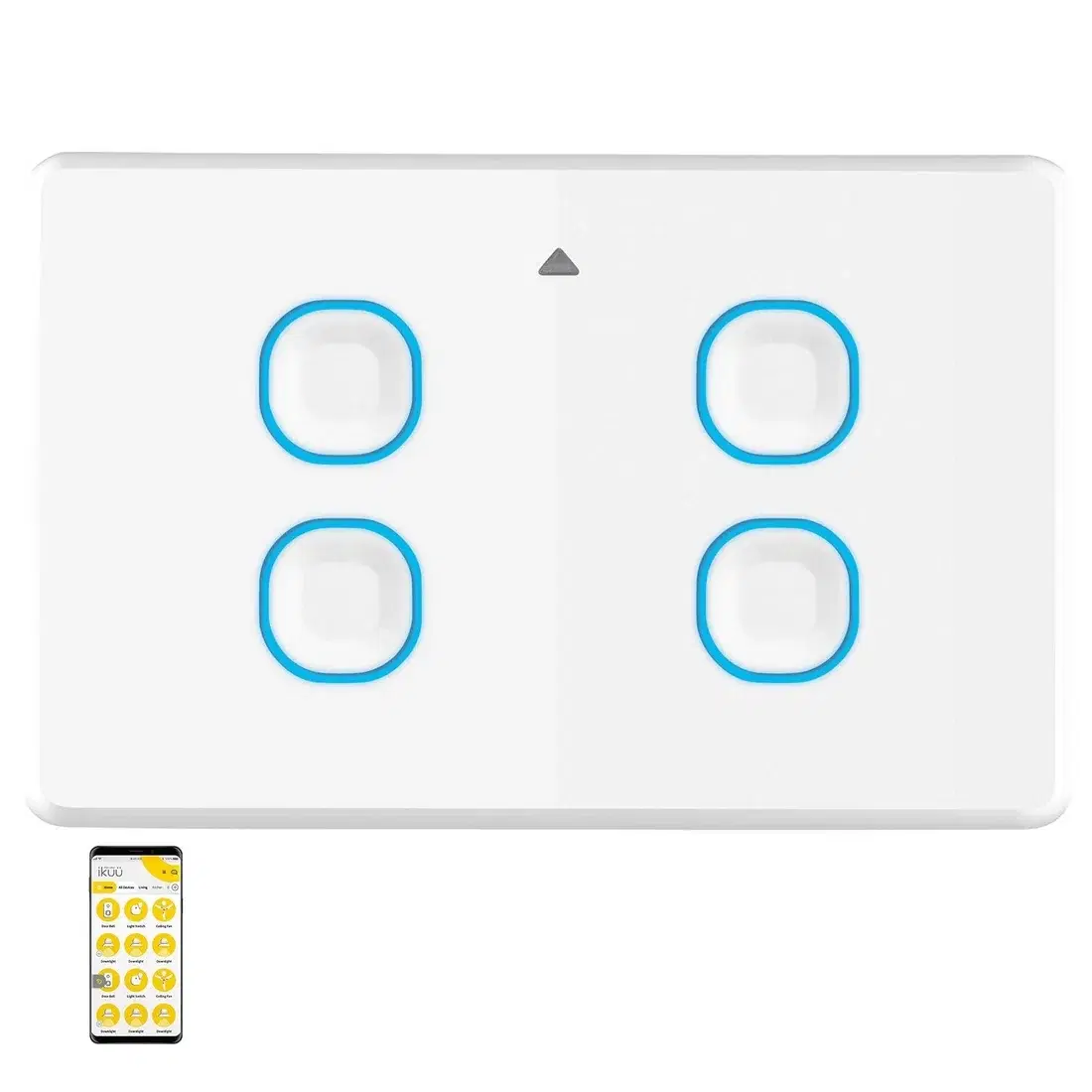 MERCATOR IKUU WI-FI 4 GANG SWITCH SSW04G-WIFI