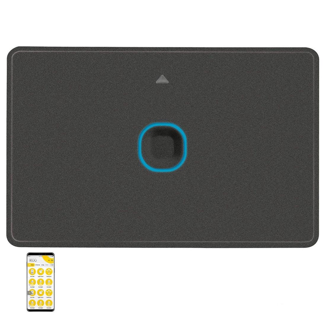 MERCATOR IKUU ZIGBEE 1 GANG SMART SWITCH MATT BLACK SSW01GMBK