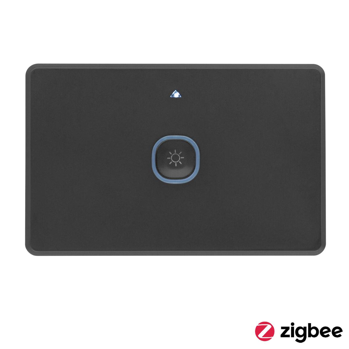 MERCATOR IKUU ZIGBEE SMART DIMMER SWITCH MATT BLACK SSWD01GMBK