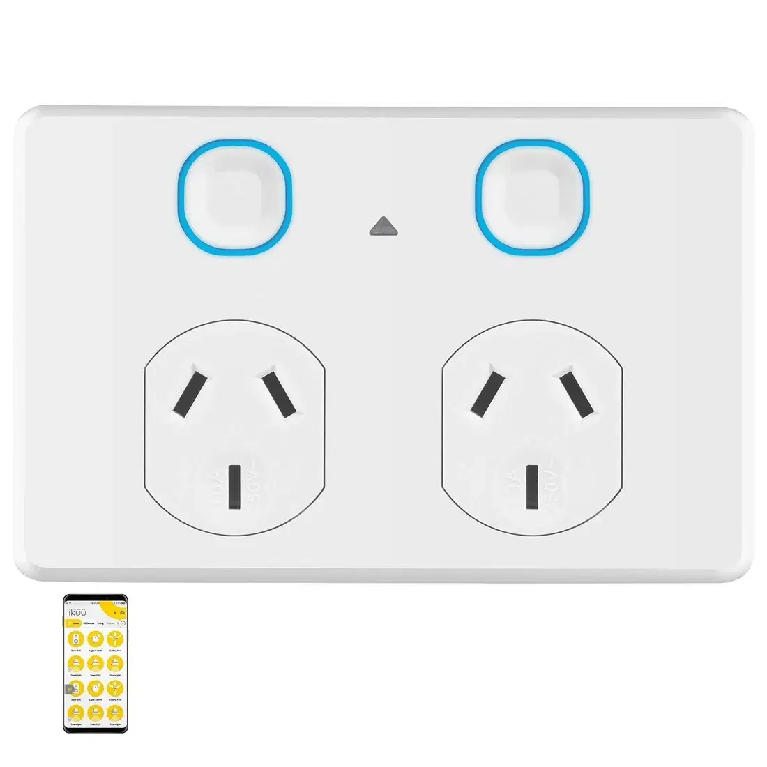 MERCATOR IKUU ZIGBEE 10A DOUBLE POWERPOINT SPP02G