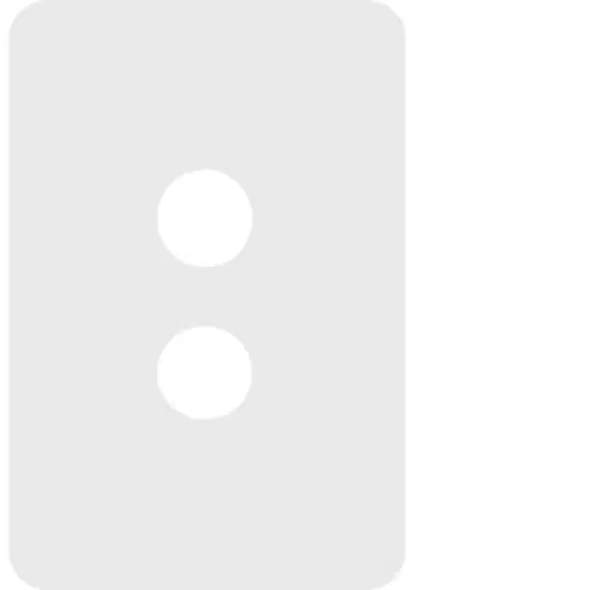 Hager Allure Matt White 3 Gang Grid Plate WBHSP3-MW