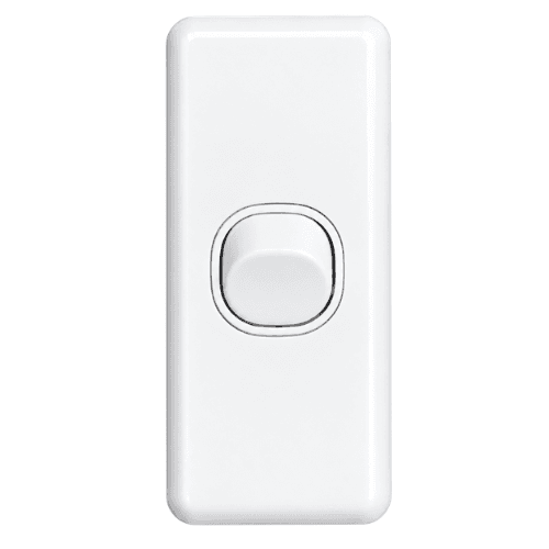 ELCOPO 1 GANG VERTICAL ARCHITRAVE SWITCH 16A AWS1