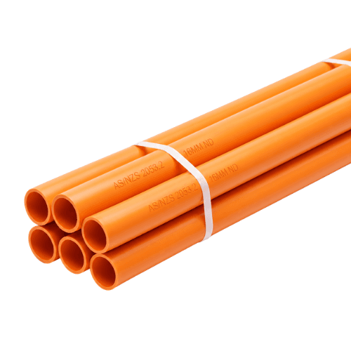 25MM UPVC ORANGE RIGID ELECTRICAL HD CONDUIT 4M ORA25