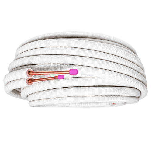 Aircon Insulated Copper Pair Coil Tube 1/4″ × 3/8″, 20m PC1438
