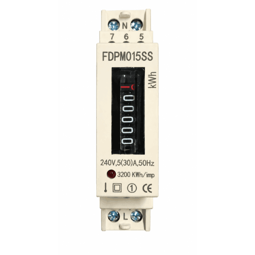 FD 1 PHASE 30A ELECTRONIC KWH METER FDPM015SS