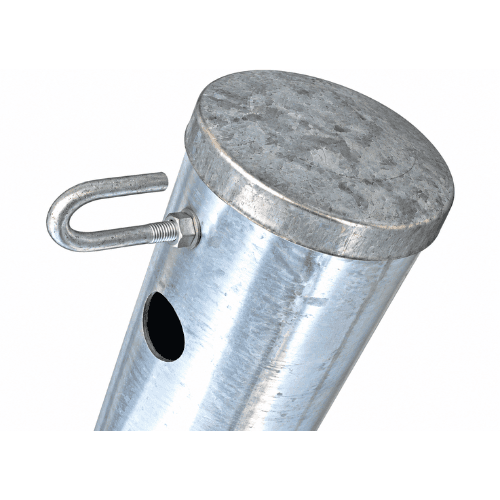 125MM²,139 ODI, 7.2 METER PRIVATE POLE GALVANISED WITH CAP AND HOOK