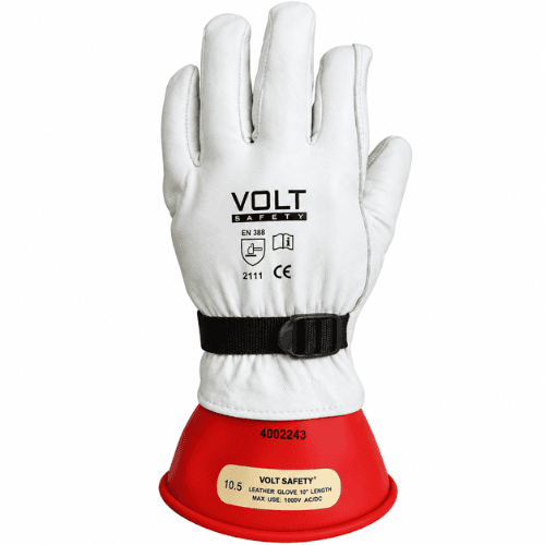 VOLT SAFETY LV LEATHER OUTER GLOVES GOAT SKIN GLOVEOUT LV