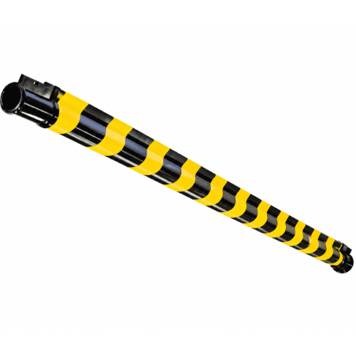 TIGER TAIL YELLOW AND BLACK STRIPES PROTECTION FOR OVERHEAD LINE DB35A 2.5 METER