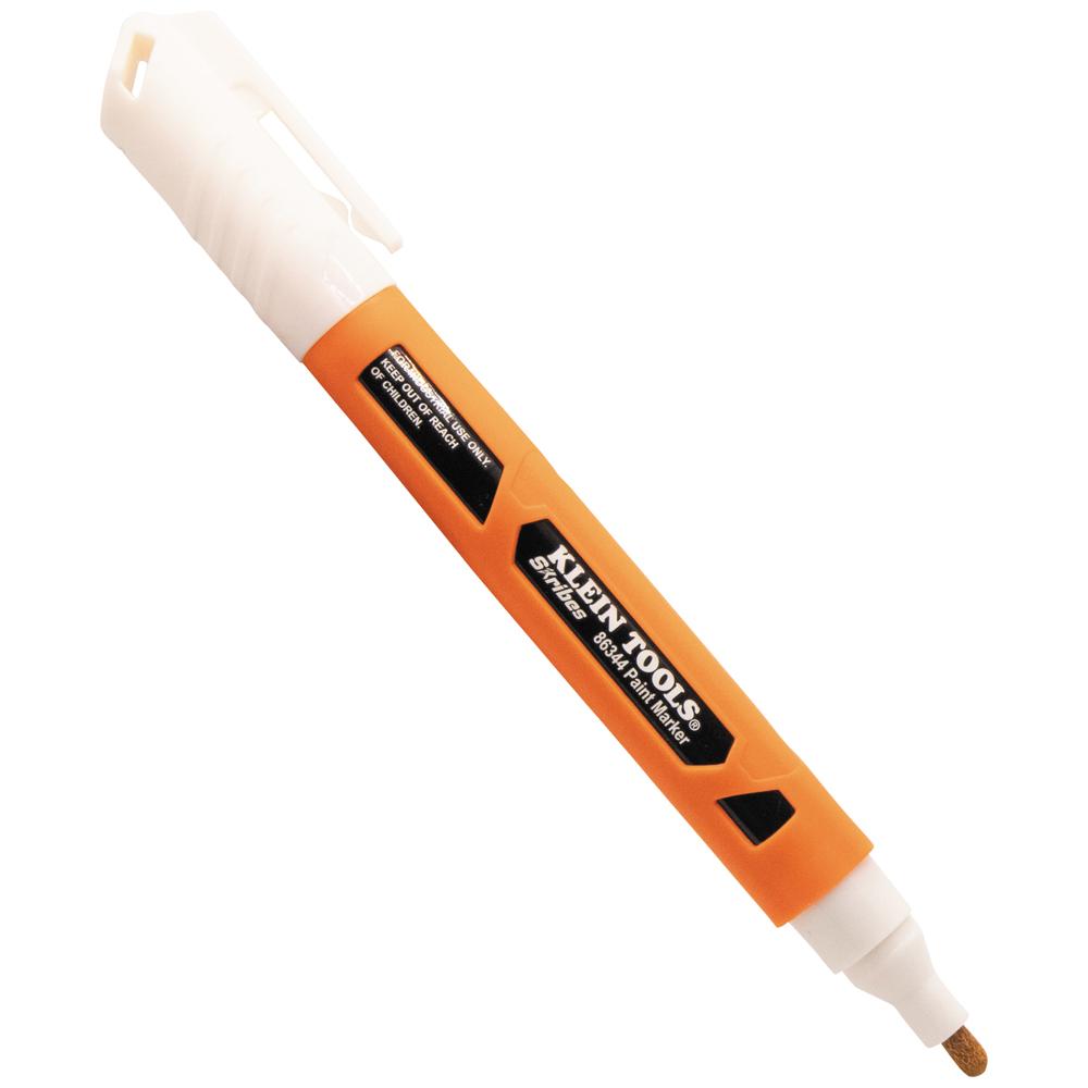 KLEIN TOOLS WHITE SKRIBES PAINT MARKER (86344