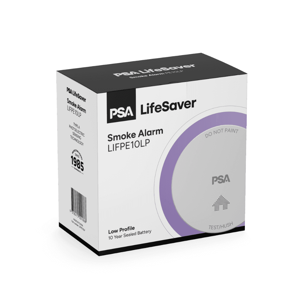 PSA STANDALONE LITHIUM BATTERY OPERATED PHOTOELECTRIC SMOKE ALARM LIFPE10LP