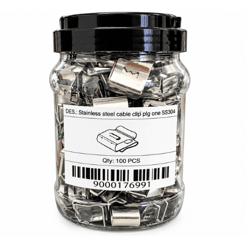 SOLAR STAINLESS STEEL CLIPS 100PK SSSCC