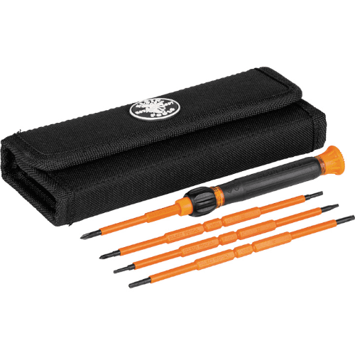 KLEIN TOOLS 8-IN-1 INSULATED ELECTRONICS SCREWDRIVER