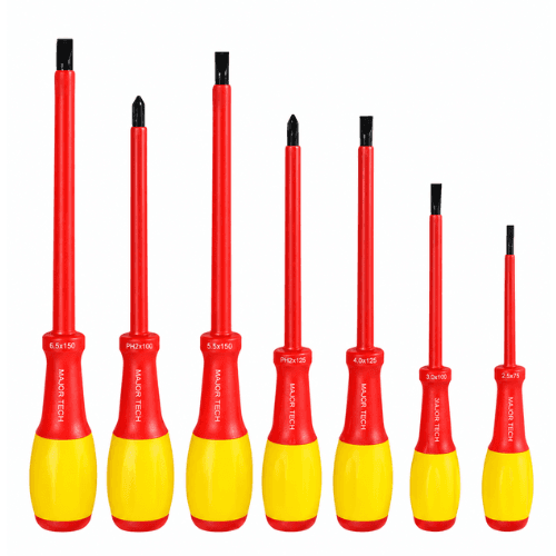 MAJOR TECH 1000V AC/1500V DC INSULATED SCREWDRIVER SET KTK0707SG