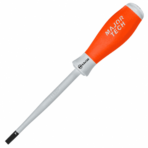 MAJOR TECH 5.5MM FLAT 1000V AC/1500V DC SLIMLINE INSULATED SCREWDRIVER KTK04S55