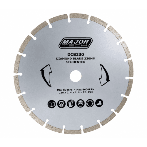 MAJOR TECH 230MM DIAMOND CUTTING BLADE (DCB230)