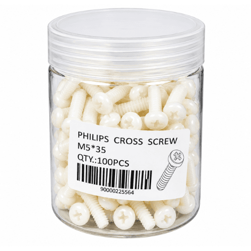 NX M5 X 35MM PHILIPS CROSS PVC SCREWS (NXPVCM535)