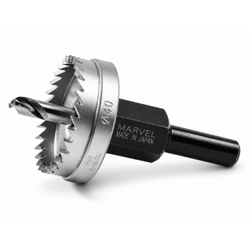 WATTMASTER MARVEL 40MM HSS HOLESAW WITH ARBOR MHE40C