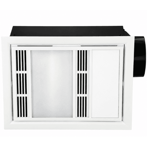 Mercator Domini Bathroom Heater with Exhaust Fan & Light, White BH161ESWWH