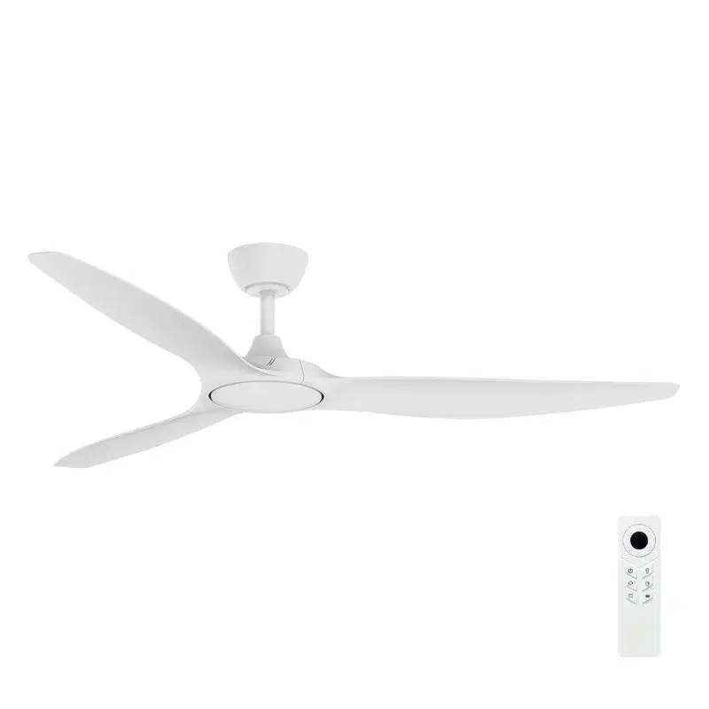 Brilliant Fantastic 60″ White DC Ceiling Fan with Remote 22943/05