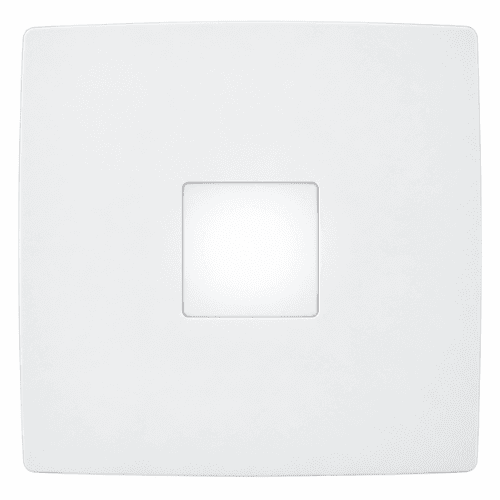 FANTECH RAPID RESPONSE 250 SQUARE WHITE GRILL WITH LED RESPG150SQWH-TRILED