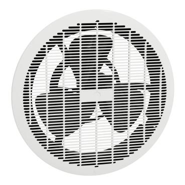 Clipsal Airflow Ceiling Exhaust Fan 250mm Blade, White CE250N