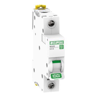 Clipsal Max9 1 Pole 16A 6kA MCB, Miniature Circuit Breaker MX9MC116