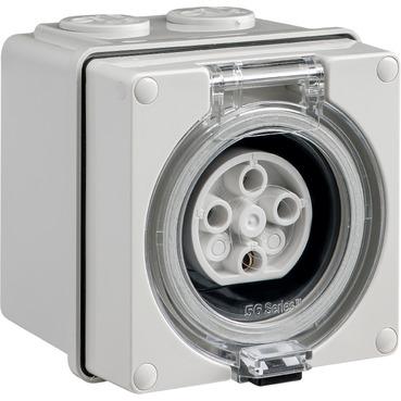 CLIPSAL EASY56 ROUND 4 PIN 20A SOCKET OUTLET EY56SO420