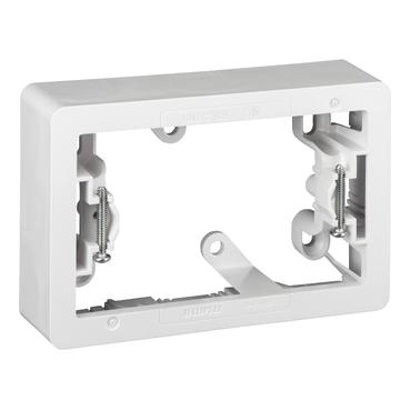 CLIPSAL ICONIC VIVID WHITE MOUNTING BLOCK 34MM 449AB-VW