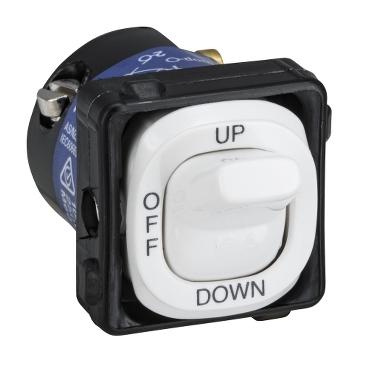 CLIPSAL SWITCH MECHANISM MARKED UP-OFF-DOWN 39MUOD-WE