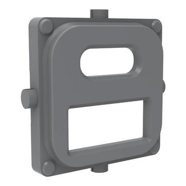 CLIPSAL ICONIC ANTHRACITE DUAL TYPE A+C USB CAP SKIN 40E2USBACCAP-AN