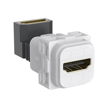 CLIPSAL ICONIC ANGLED HDMI 1.4 FEMALE CONNECTOR 40HDMIA-TN